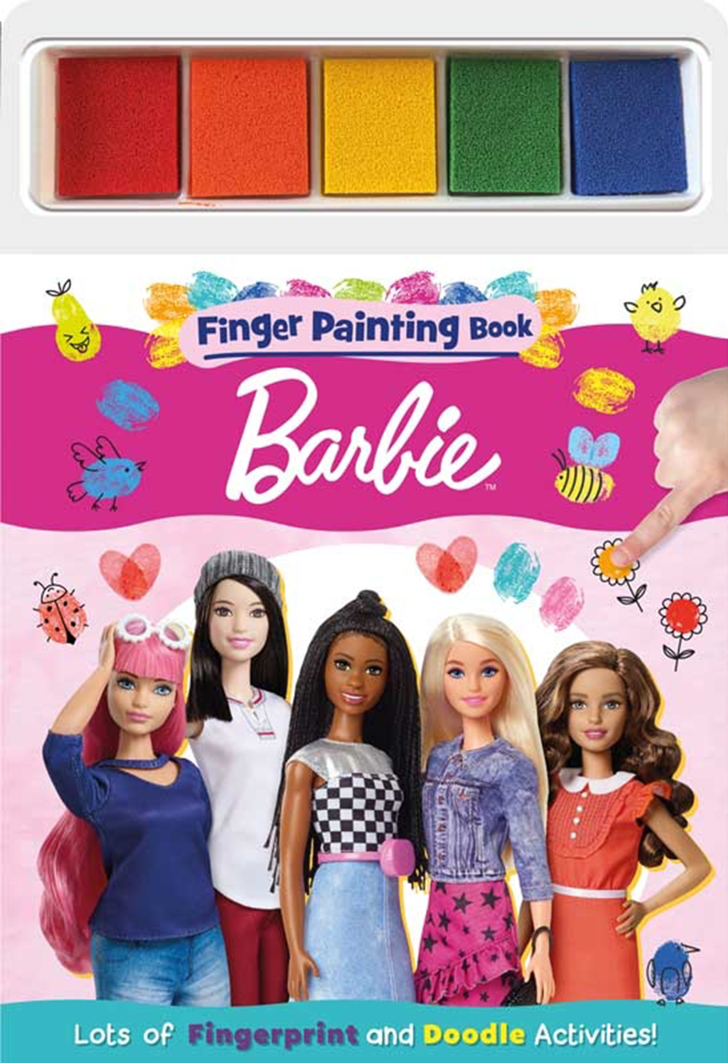 Finger Painting Book - Barbie