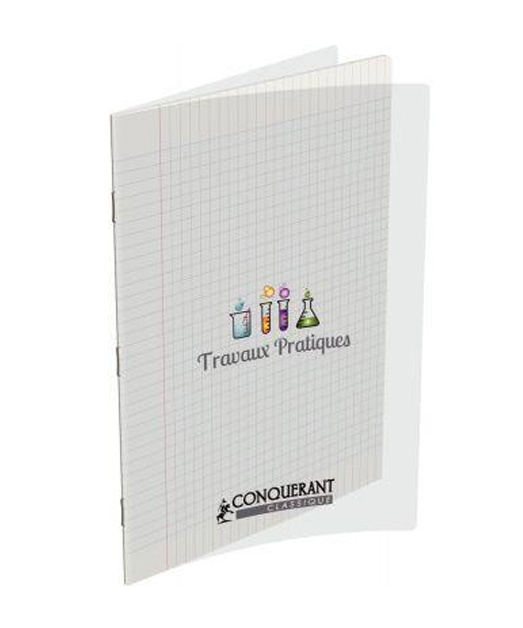 Cahier Travaux Pratiques 17X22 64P 90G Seyes/Uni Polypro Conquerant Ref 2790-02119