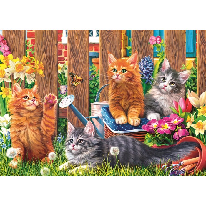 Puzzles 500 Kittens in the garden 37326