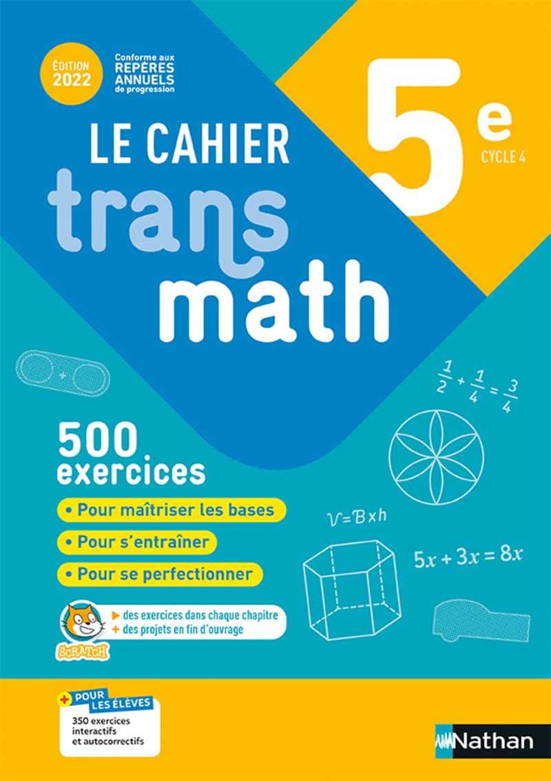 TRANSMATH CAHIER Édition 2022 - 5 EME