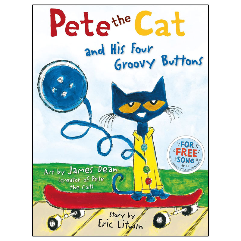 Pete the Cat and his Four Groovy Buttons - CP