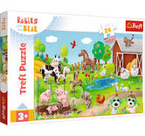 Puzzle 24 Maxi Babies and animals KAZSTUDIO Trefl 14372