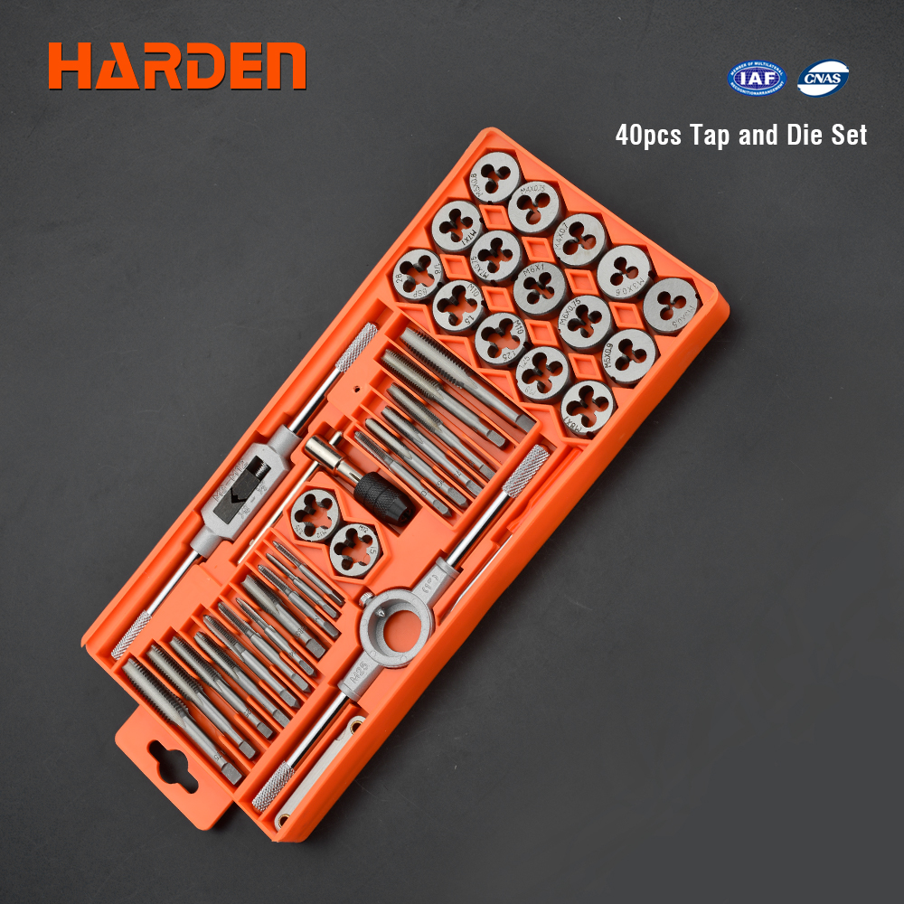 Metric Tap and Die Set 40pcs Harden    610459
