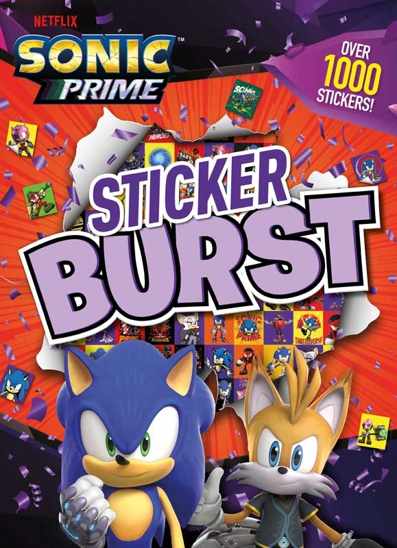 Sonic Prime Sticker Burst -Alligator