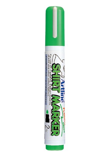 T Shirt Markers 2.0mm Fluo Green Artline Ref EKT2