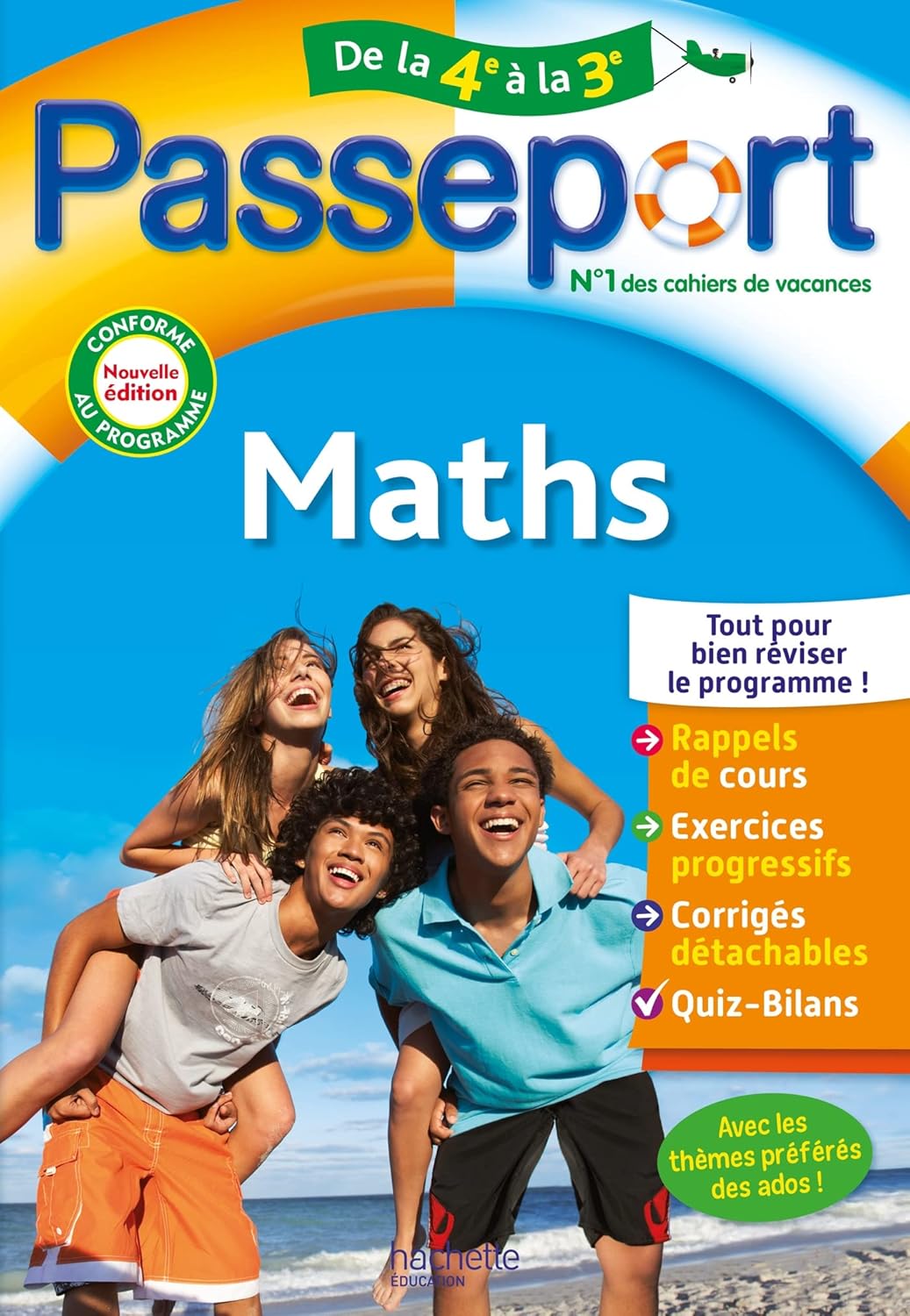 Maths - Cahier De Vacances Passeport 2025 - 4e-3e