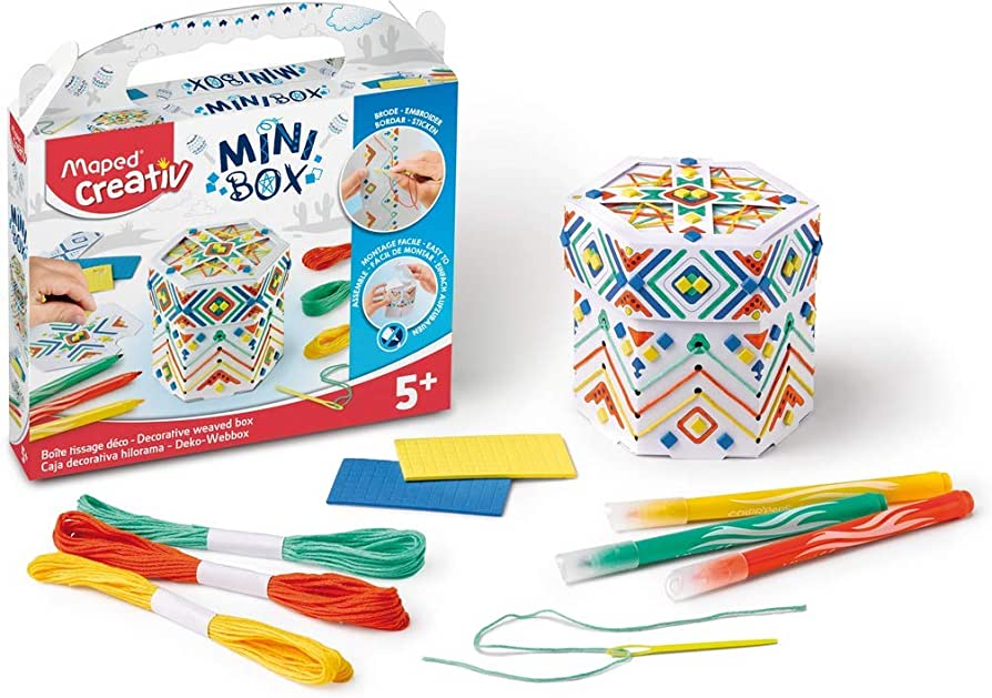 Mini Box-Maped Boite Tissage Deco 907033