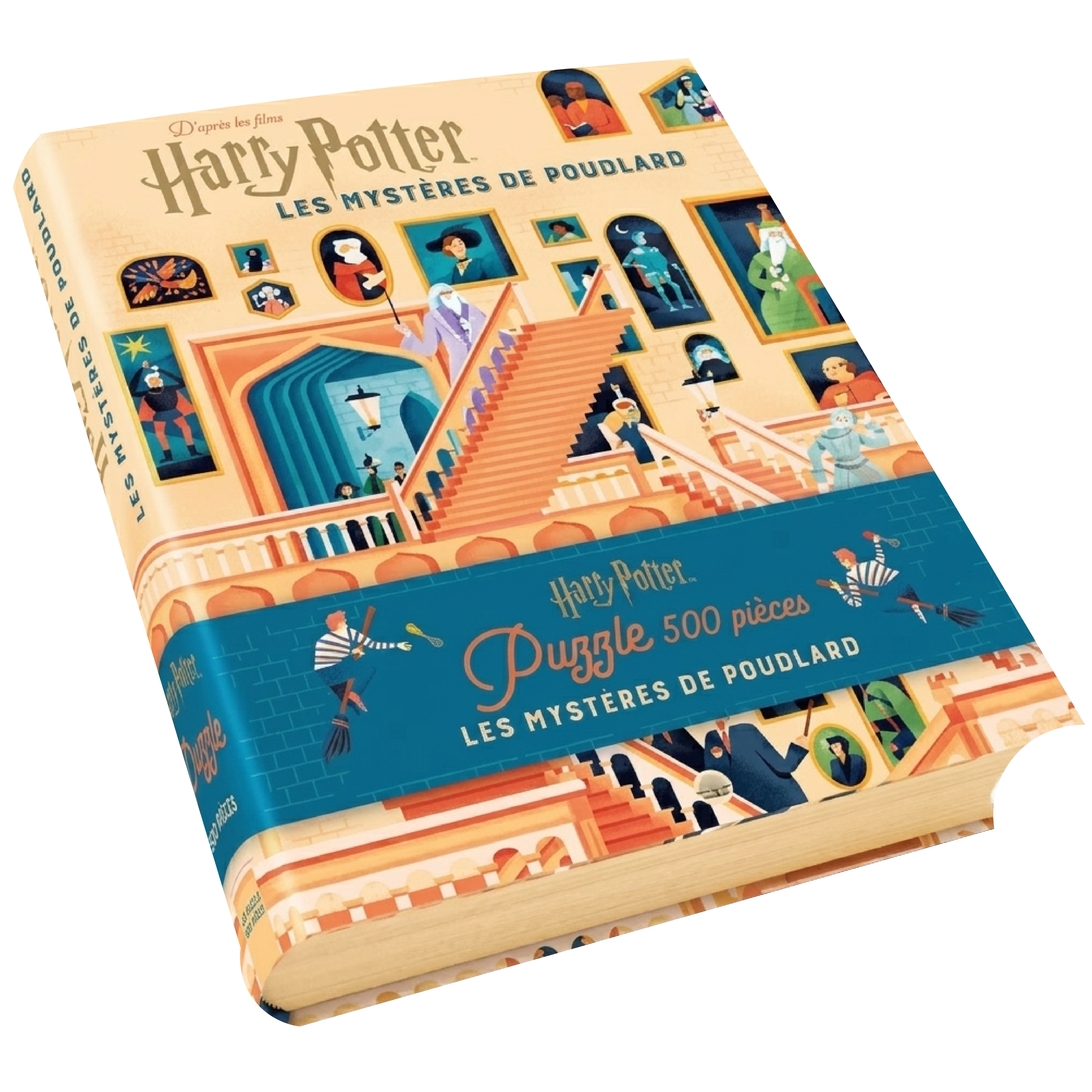 Harry Potter - Les Mystères De Poudlard  - Livres Et Puzzle 500 Pièces