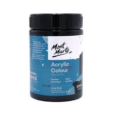 Acrylic Colour Paint 300ml Mars Black Mont Marte