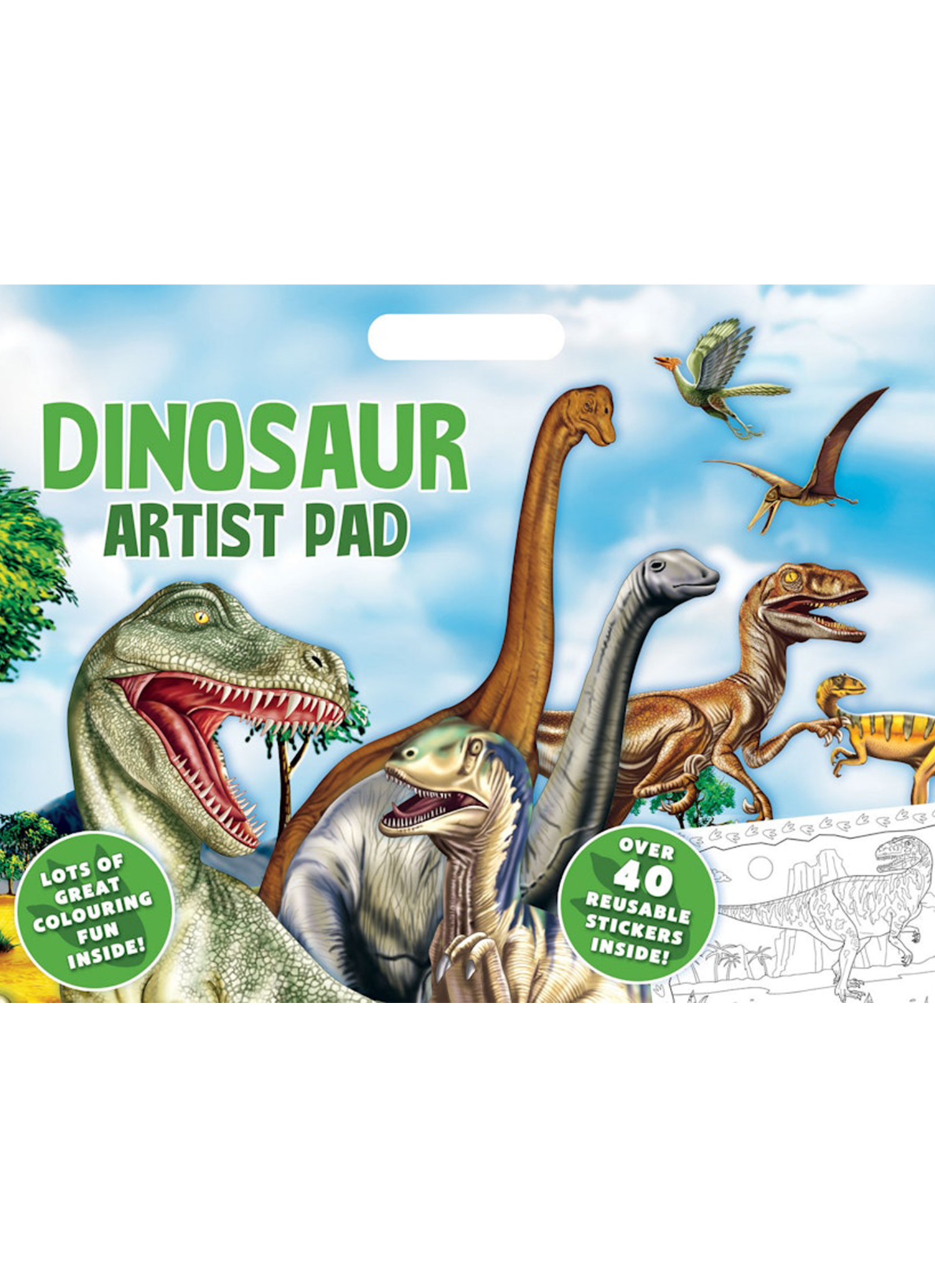Artist Pad - Dinosaur