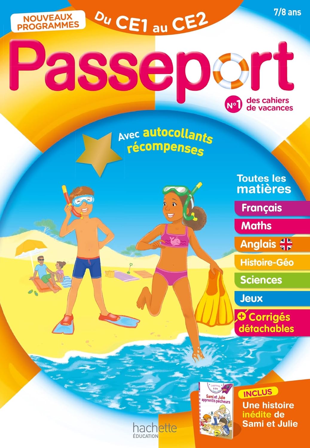 Cahier De Vacances Passeport 2025 - CE1-CE2