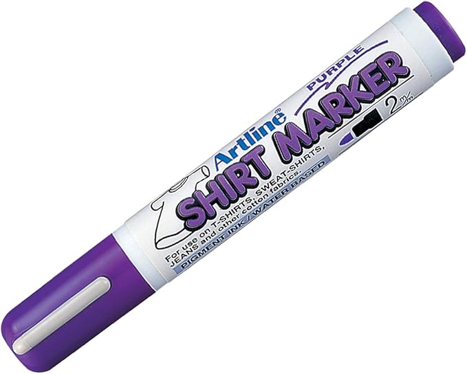 T Shirt Markers 0.2mm Purple Artline Ref EKT2