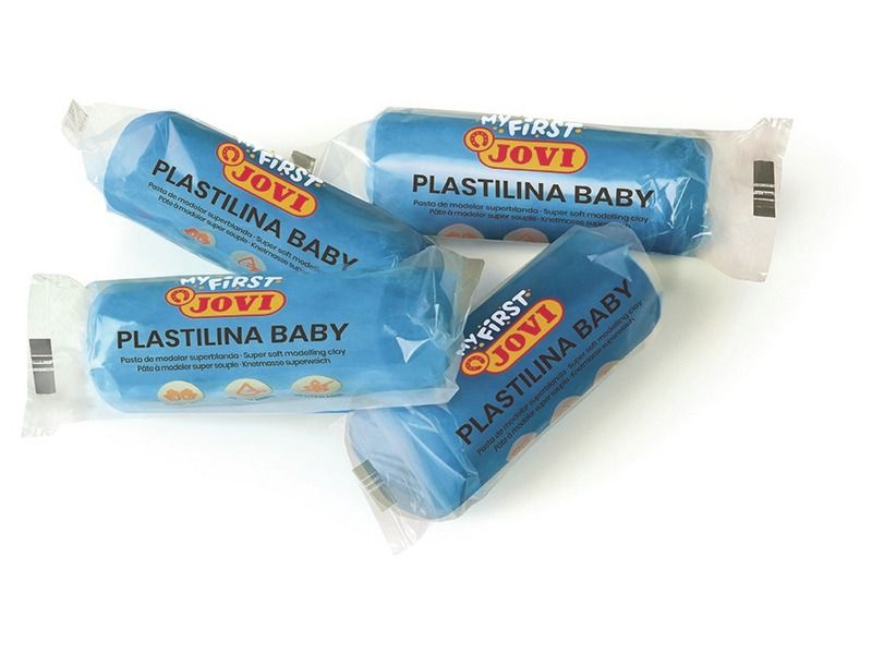 Pâte A Modeler Super Souple 38g Bleu Plastilina Baby JOVI Ref 37012