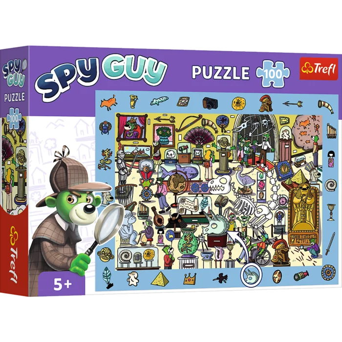 Puzzles 100 Observation - Spy Guy - Museum / KAZSTUDIO Trefl 15595