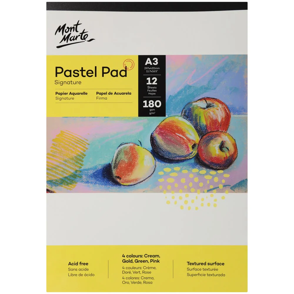 Pastel Pad A3 180g Acid Free 4 colours Mont Marte