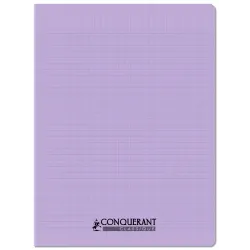 Cahier Seyes 24x32 96Pgs 90G Lilas Polypro Conquerant Ref 3331-02185