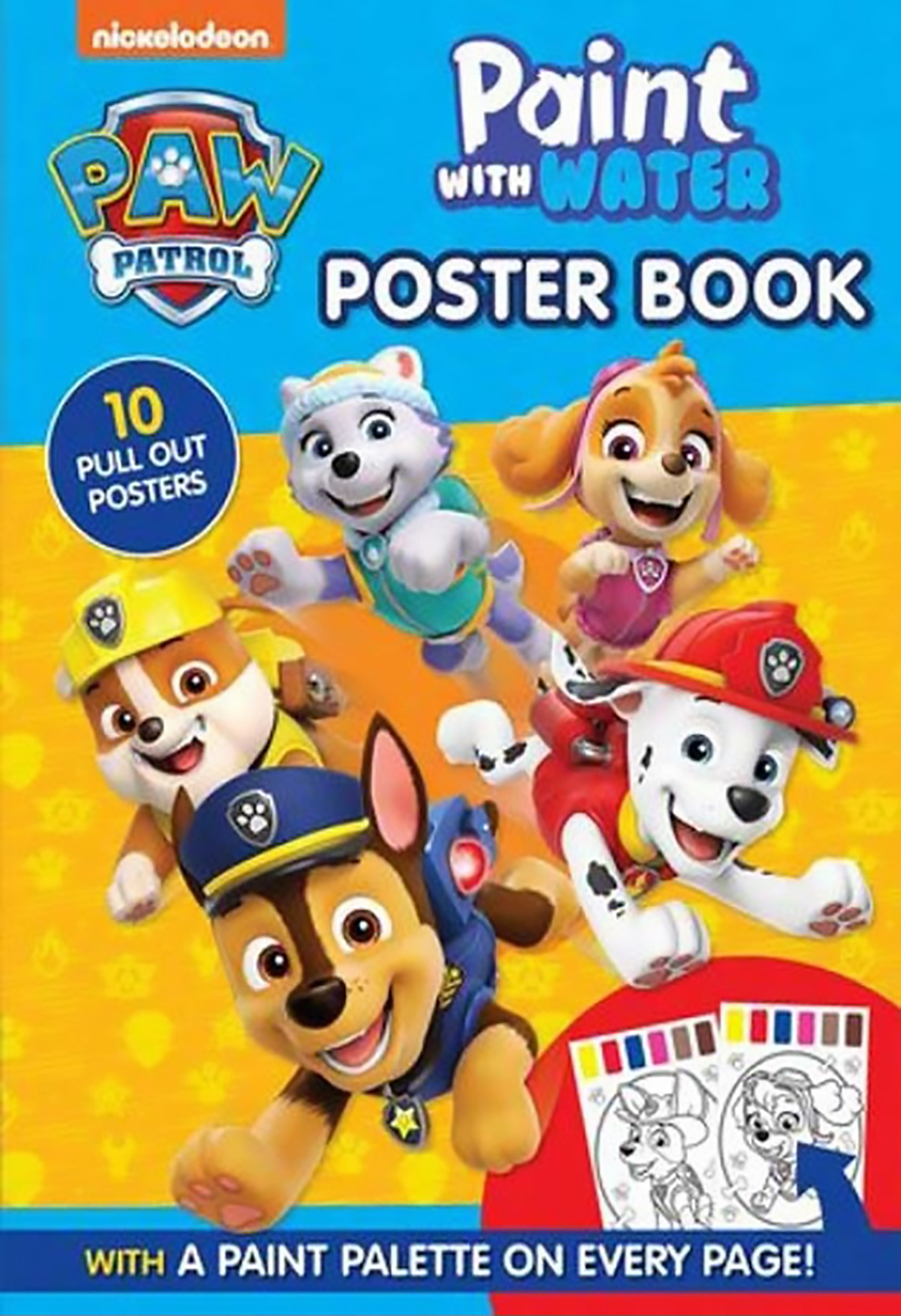 Paw Patrol Paint with Water Books