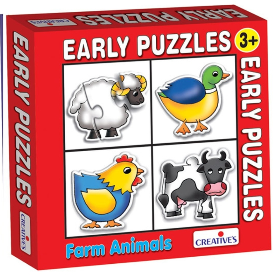 CREATIVES - EARLY PUZZLES - FARM ANIMALS