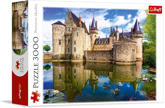 Puzzles -  3000  - Castle in Sully-sur-Loire. France