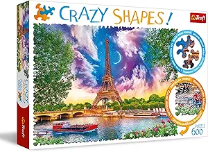 Puzzles -  600 Crazy Shapes  - Sky over Paris