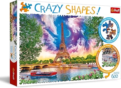 Puzzles -  600 Crazy Shapes  - Sky over Paris