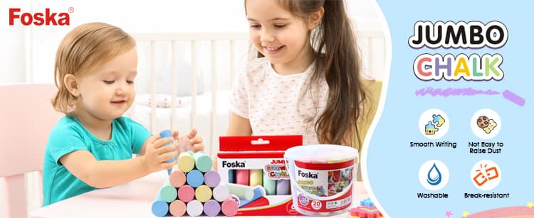 Sidewalk Chalk CK6020P 20PCS FOSKA