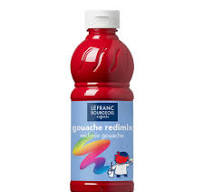 LB EDUCATION GOUACHE REDIMIX 1L BTL PRIMARY RED