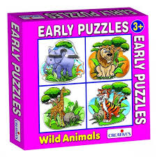 EARLY PUZZLES - WILD ANIMALS