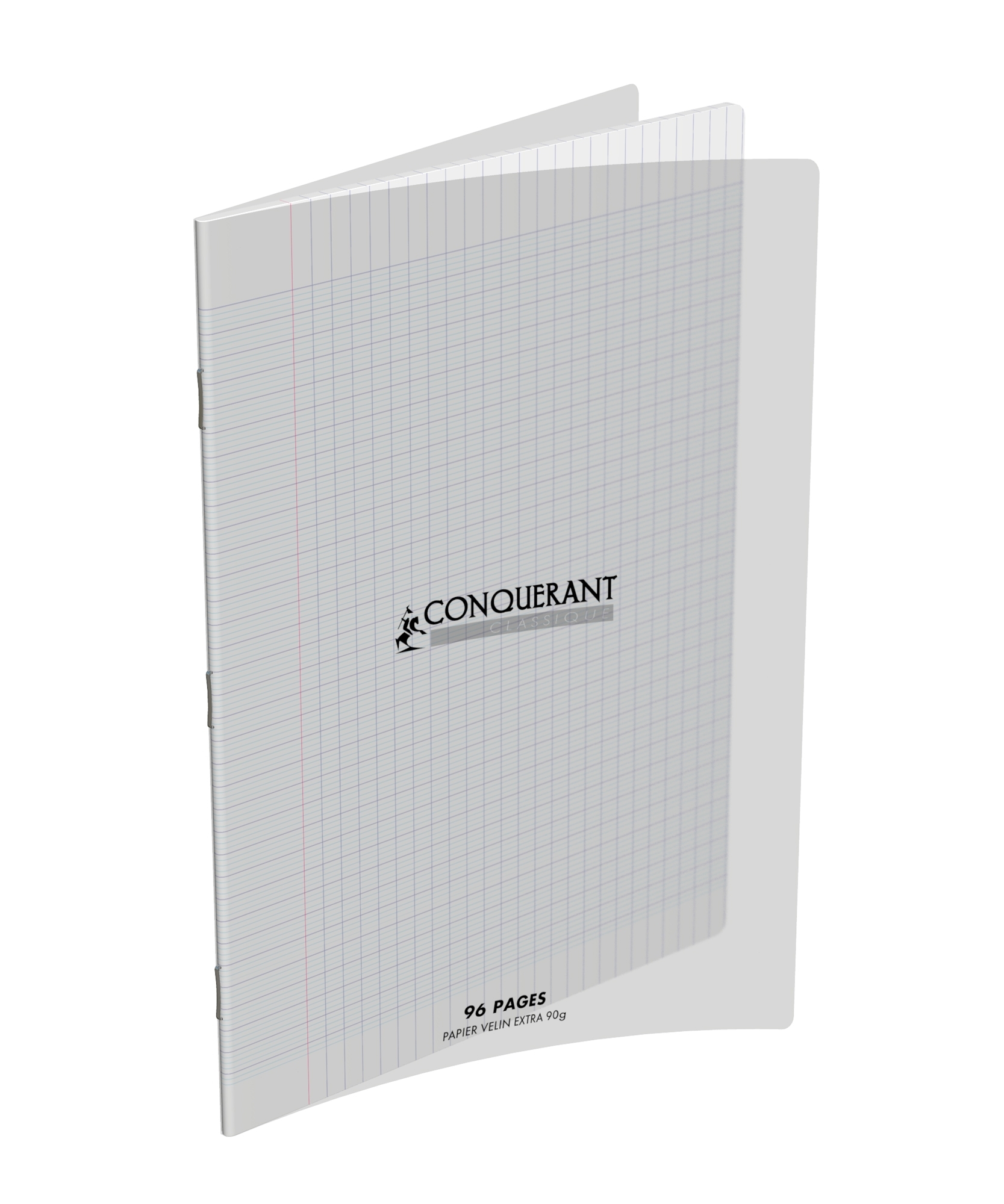 Cahier Seyes 17X22 48P 90G Incolore Polypro