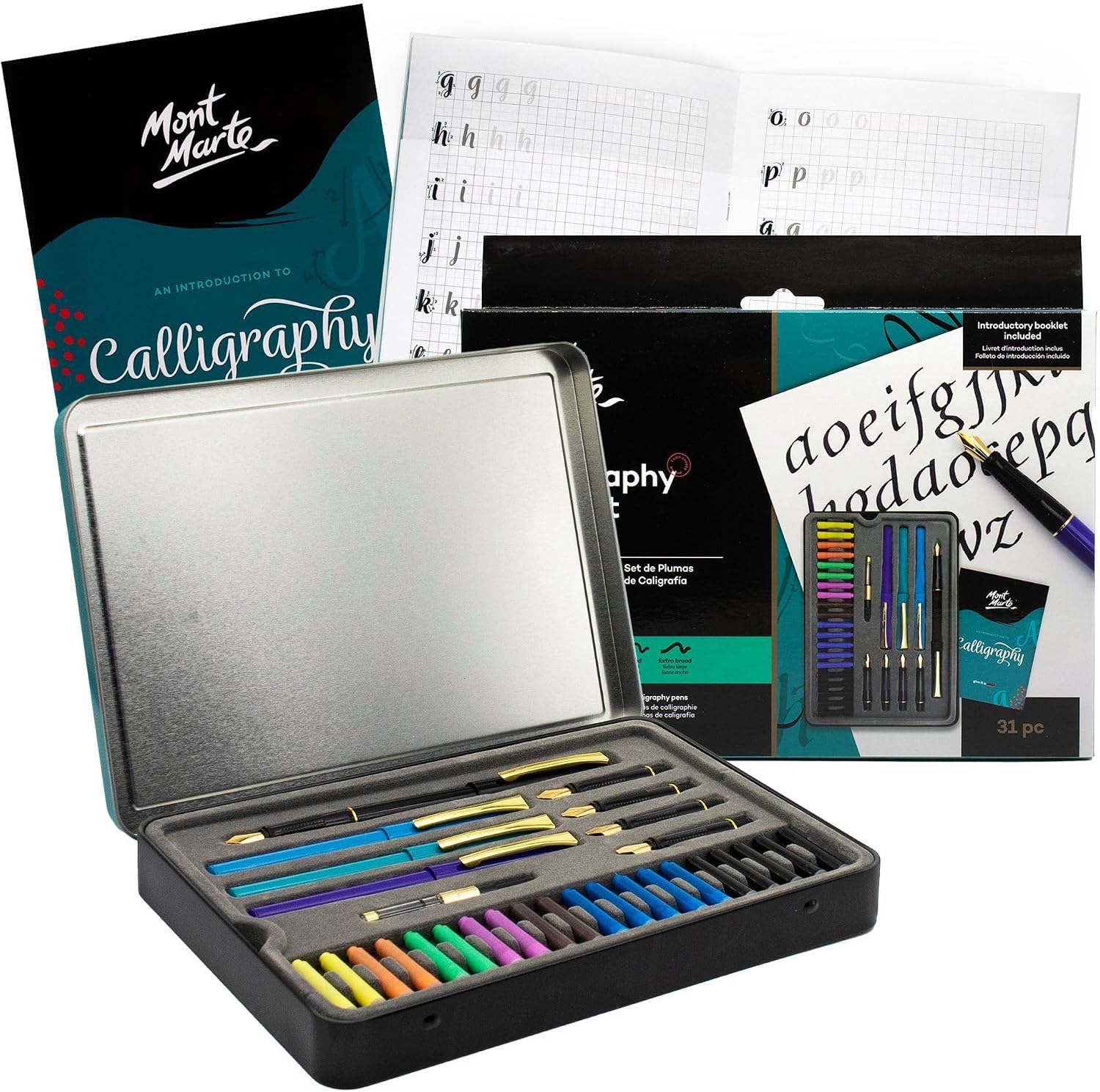 Calligraphy Pen Set Of 31pcs Mont Marte