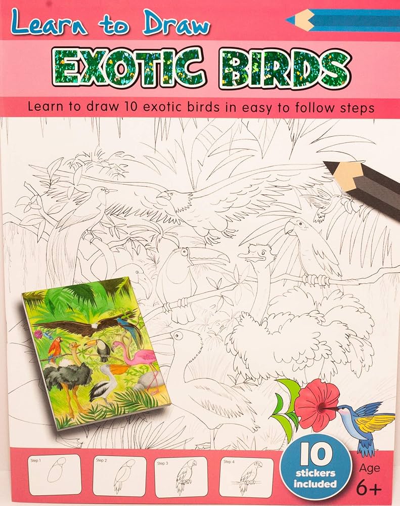 Learn To Draw Exotic Birds