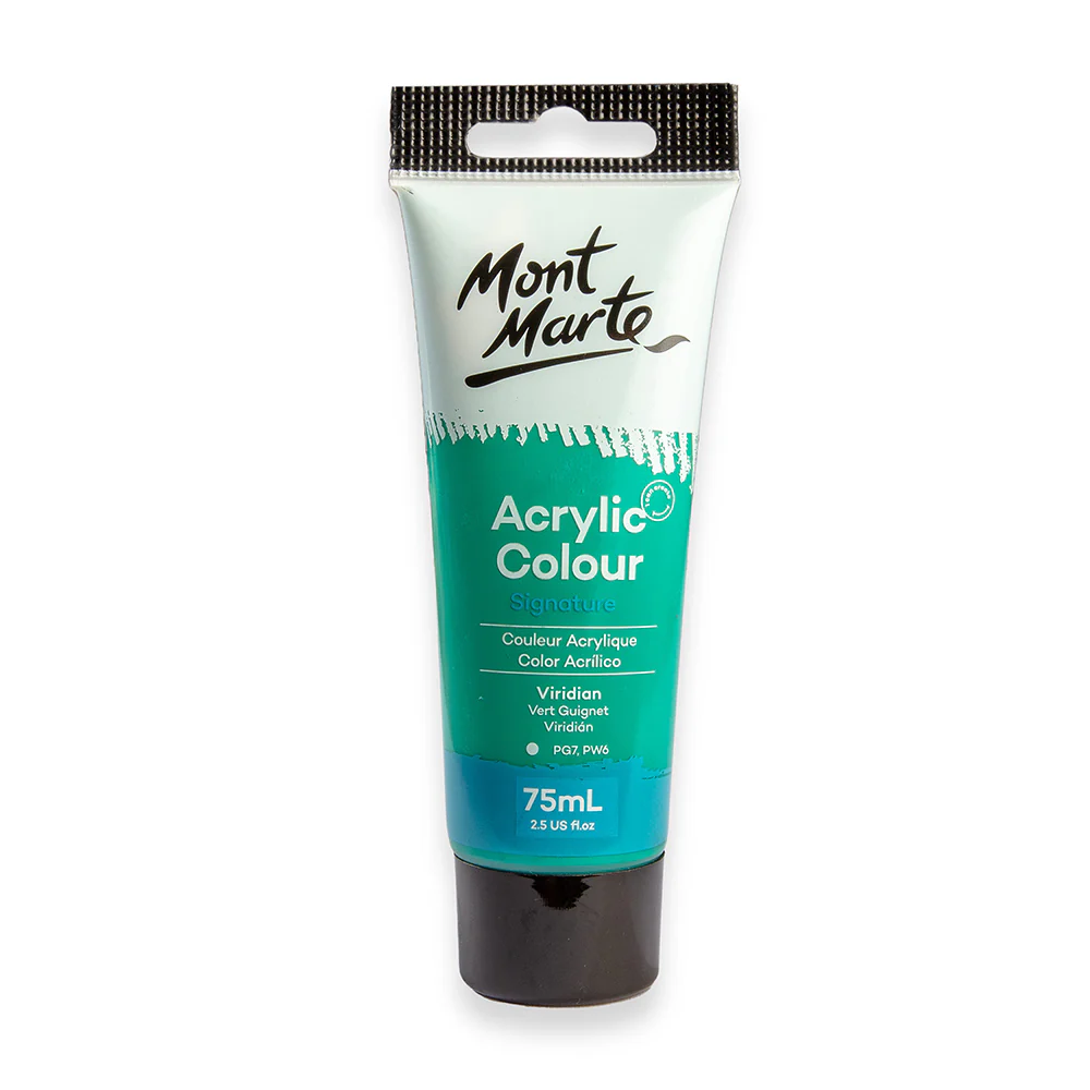 Acrylic Paint 75ml Colour Viridian Mont Marte