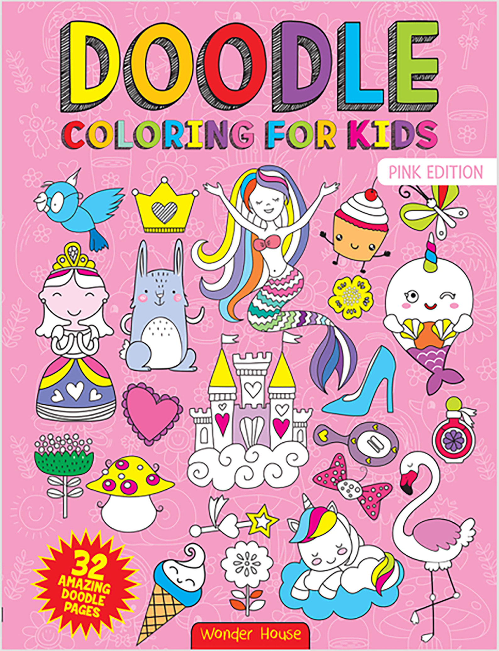 Doodle Coloring for Kids ( Pink Editions)