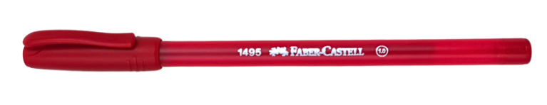 Ball Pen 1MM Red 1495 Faber Castell 349520