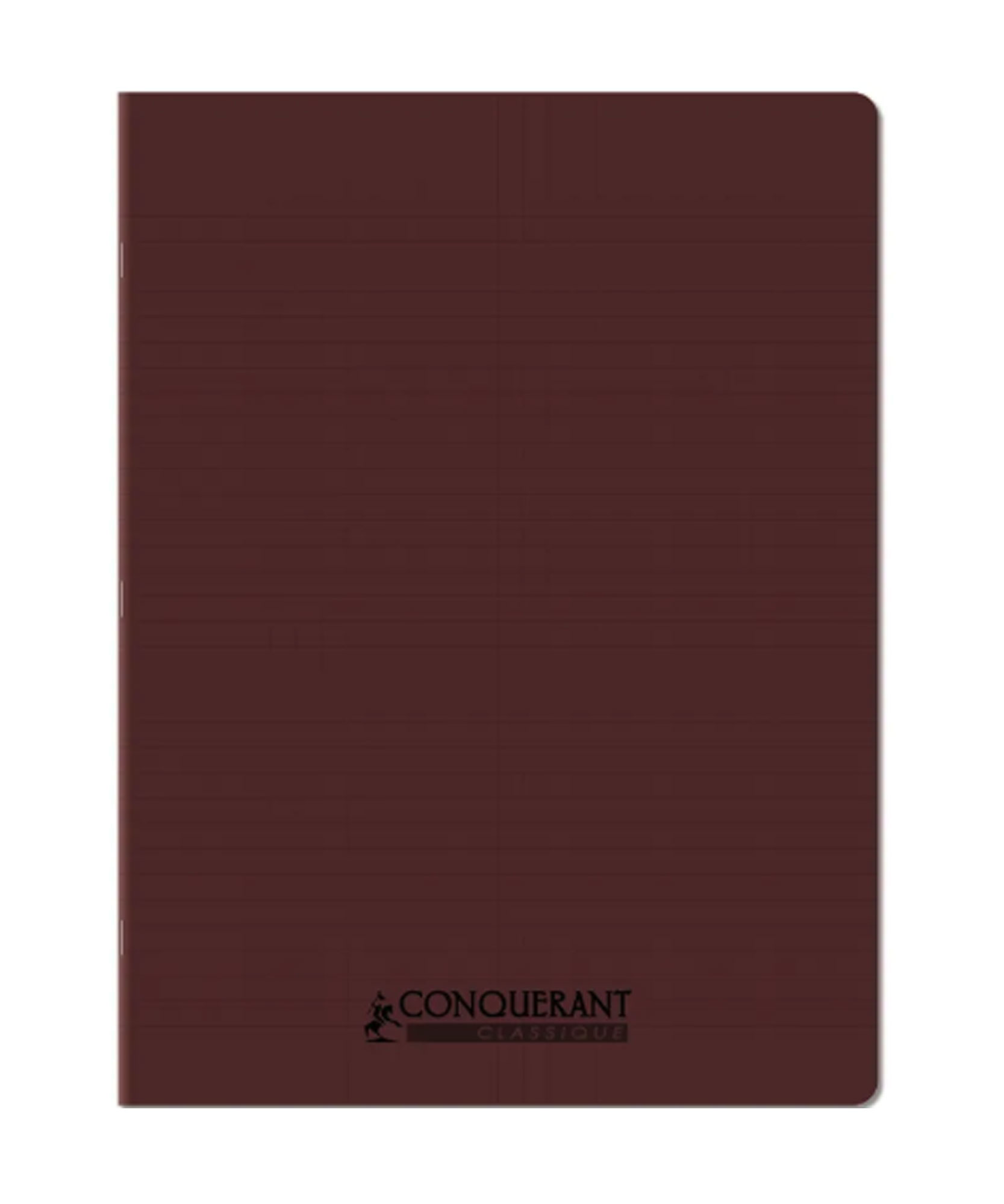 Cahier Seyes 24X32 96P 90G Marron Polypro Conquerant Ref 96015