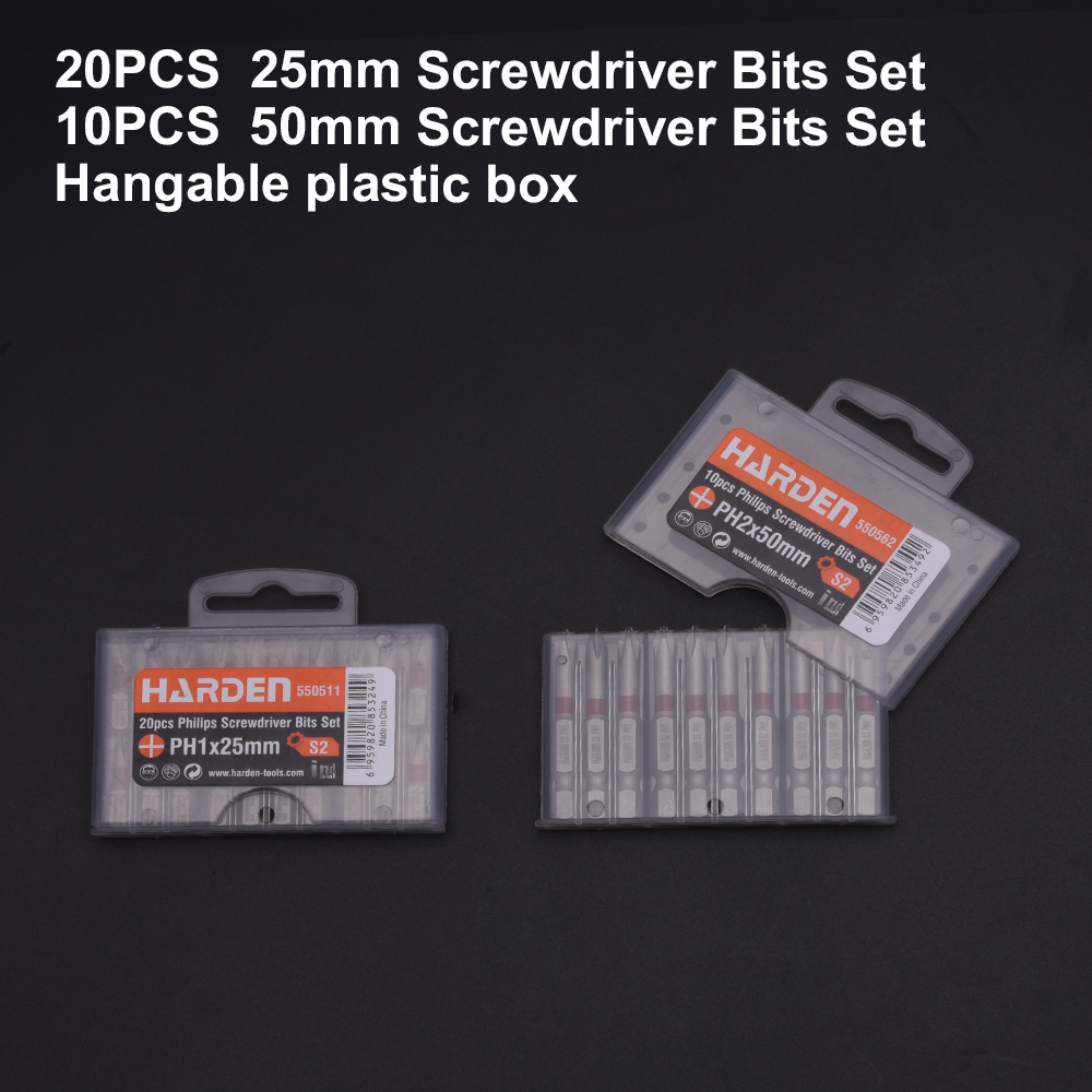 Screwdriver bits PH3x25mm Set Of 20pcs HARDEN 550513