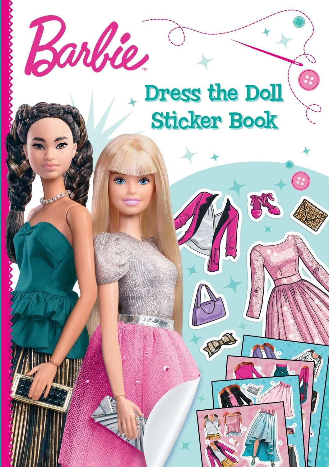 Dress The Doll Sticker Book - Barbie
