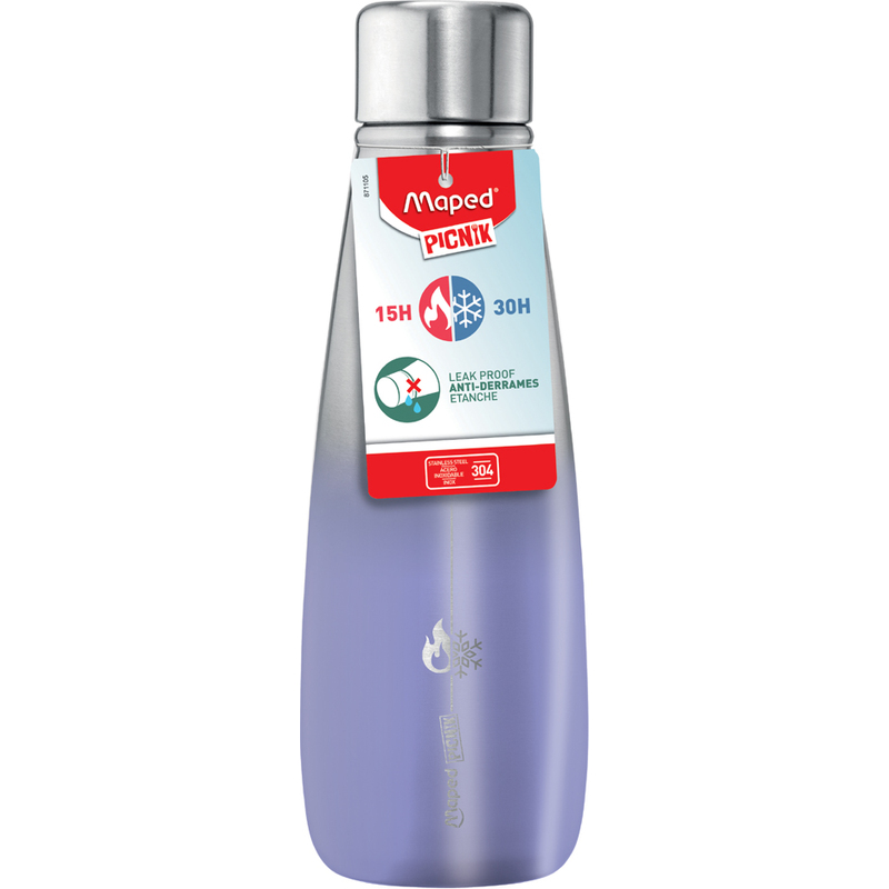 Water Bottle Adult 500ml Pastel Parme Concept MAPED PICNIK 871106