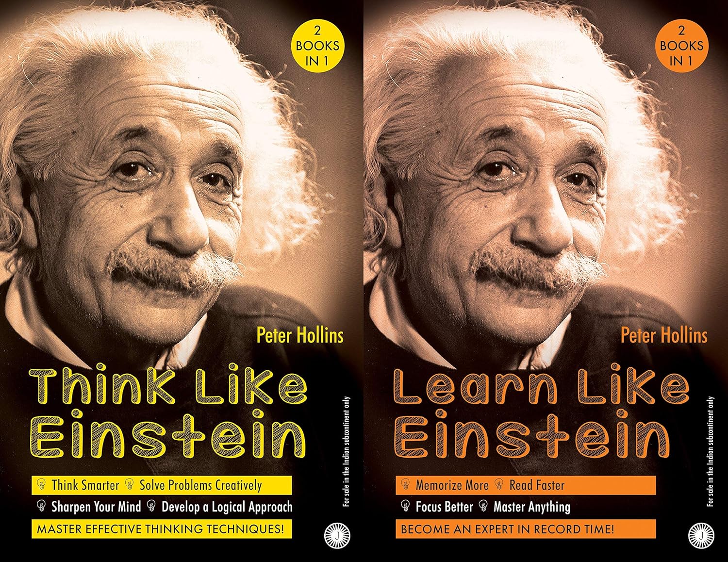 Think Like Einstein & Learn Like Einstein (2 Books Set) - Peter Hollins