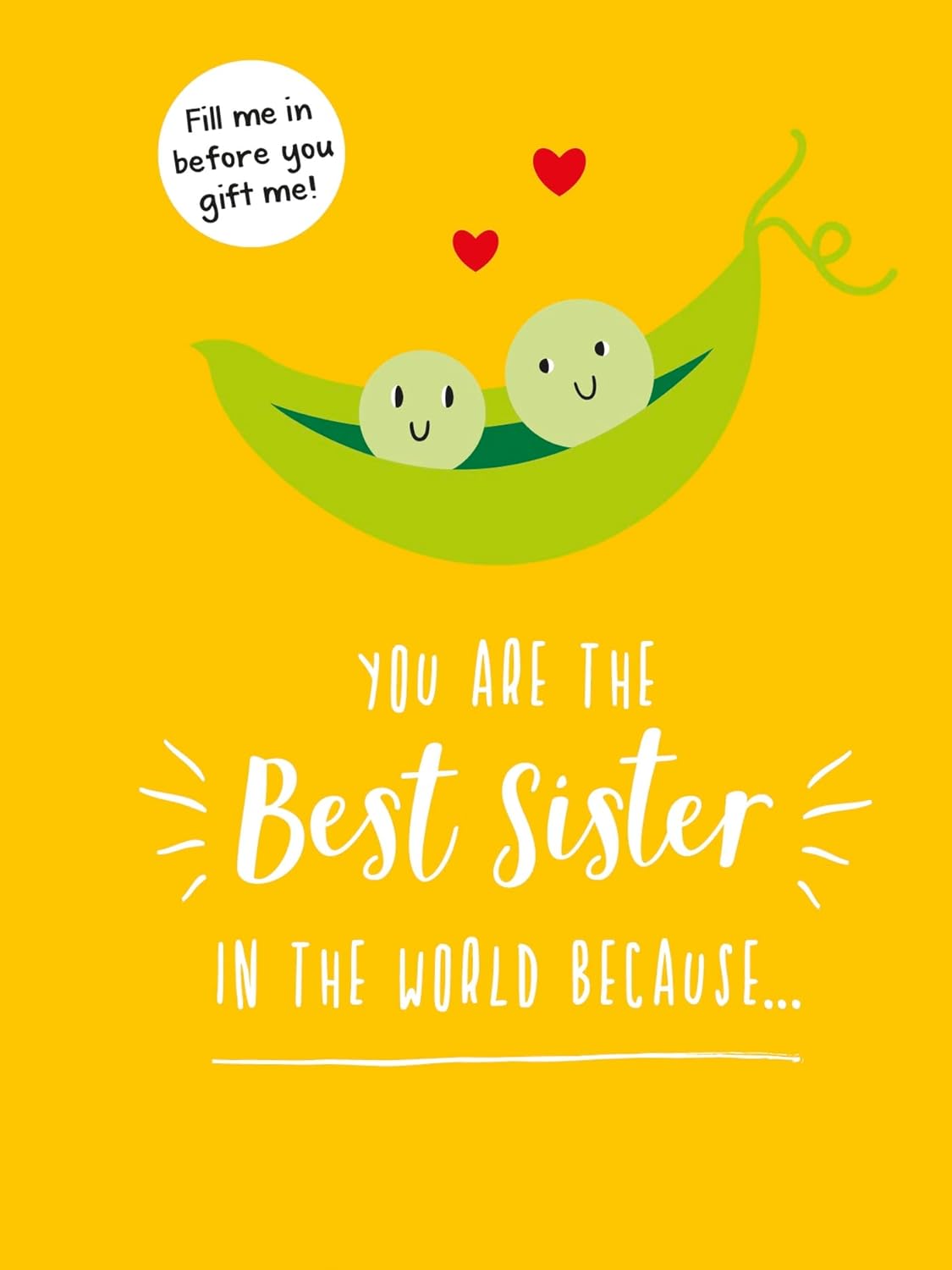 You Are The  Best Sister In The  World - The Perfect Gift For Your Favourite Sibling