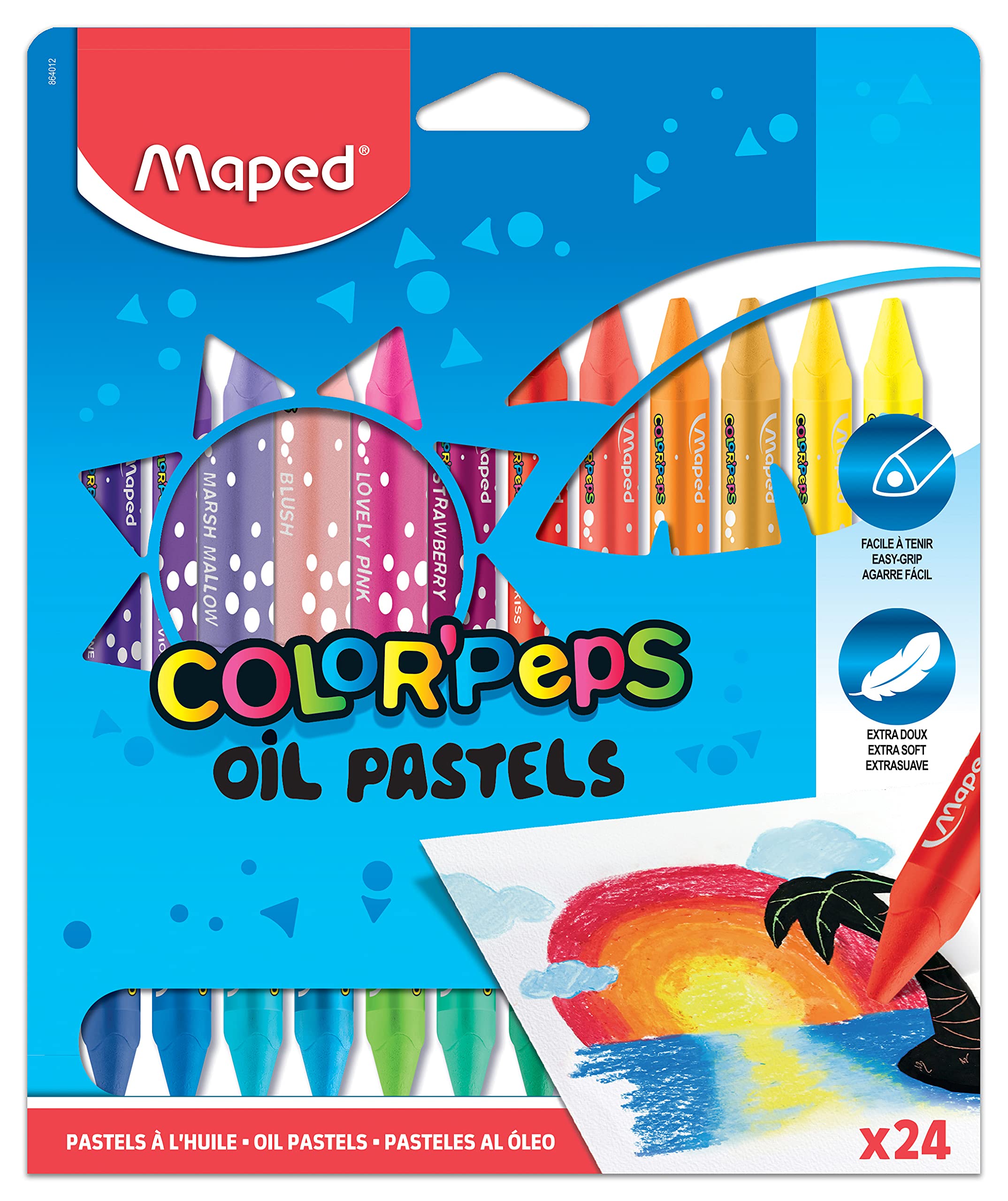 Oil Pastel x 24pcs MAPED 864012