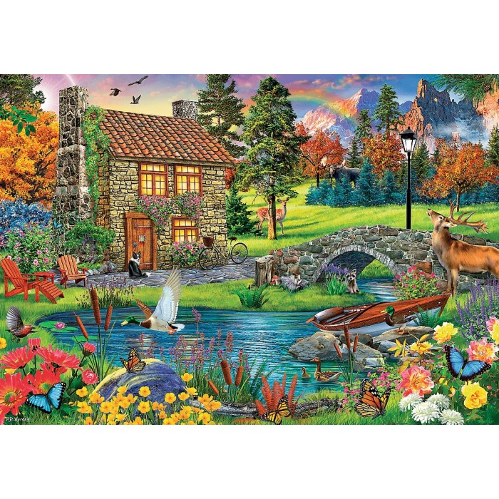Puzzles - 6000 - Cottage in the mountains
