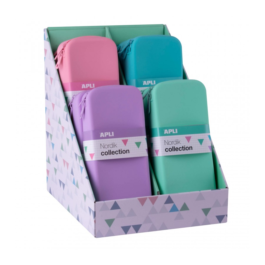 Pencil Case Silicone Rectangular Nordik Apli Ref 19151