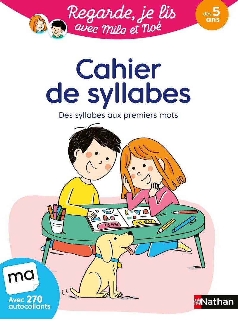 Cahier De Syllabes - Mila Et Noé