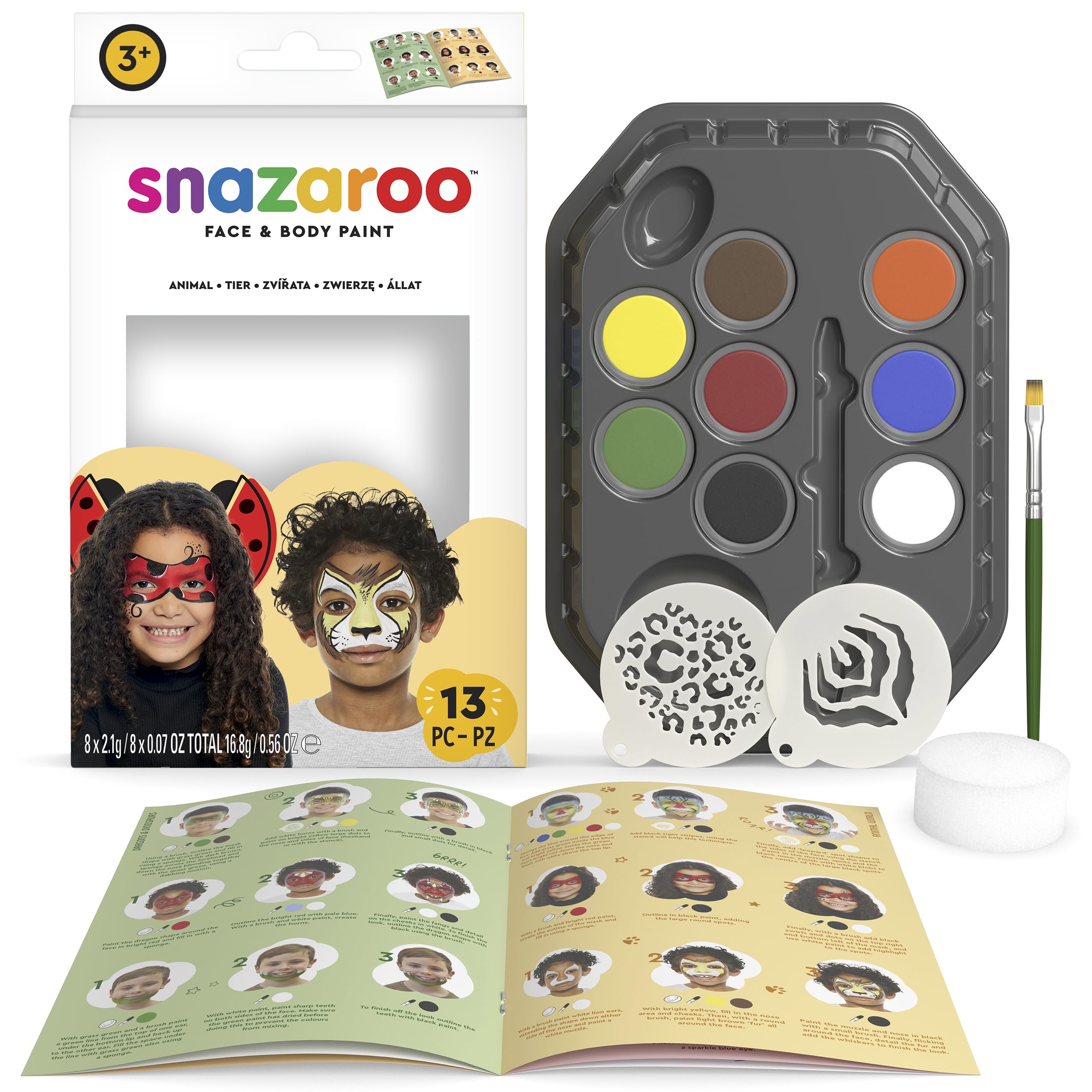 Hang Pack Palette Animal Snazaroo 183