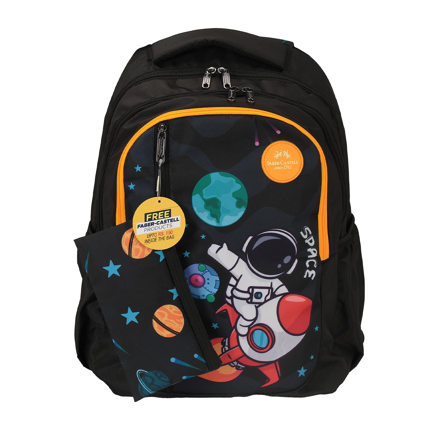 School Bag Space 9yrs Black Faber Castell 574517