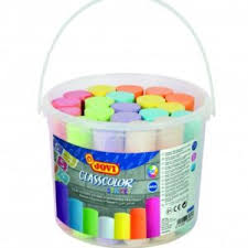 20 Maxi Classcolor Street Chalks Assorted Colours JOVI 1130