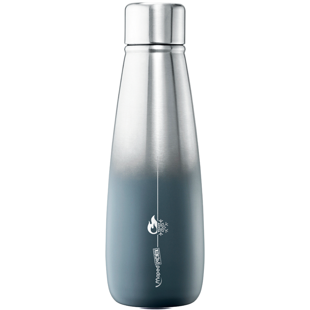 Water Bottle Adult Insulated 500ml Grey Concept MAPED PICNIK 871105