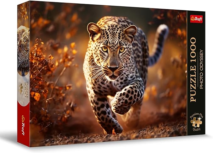 Puzzles 1000pcs Premium Plus Photo Odyssey Wild Leopard Trefl 10818