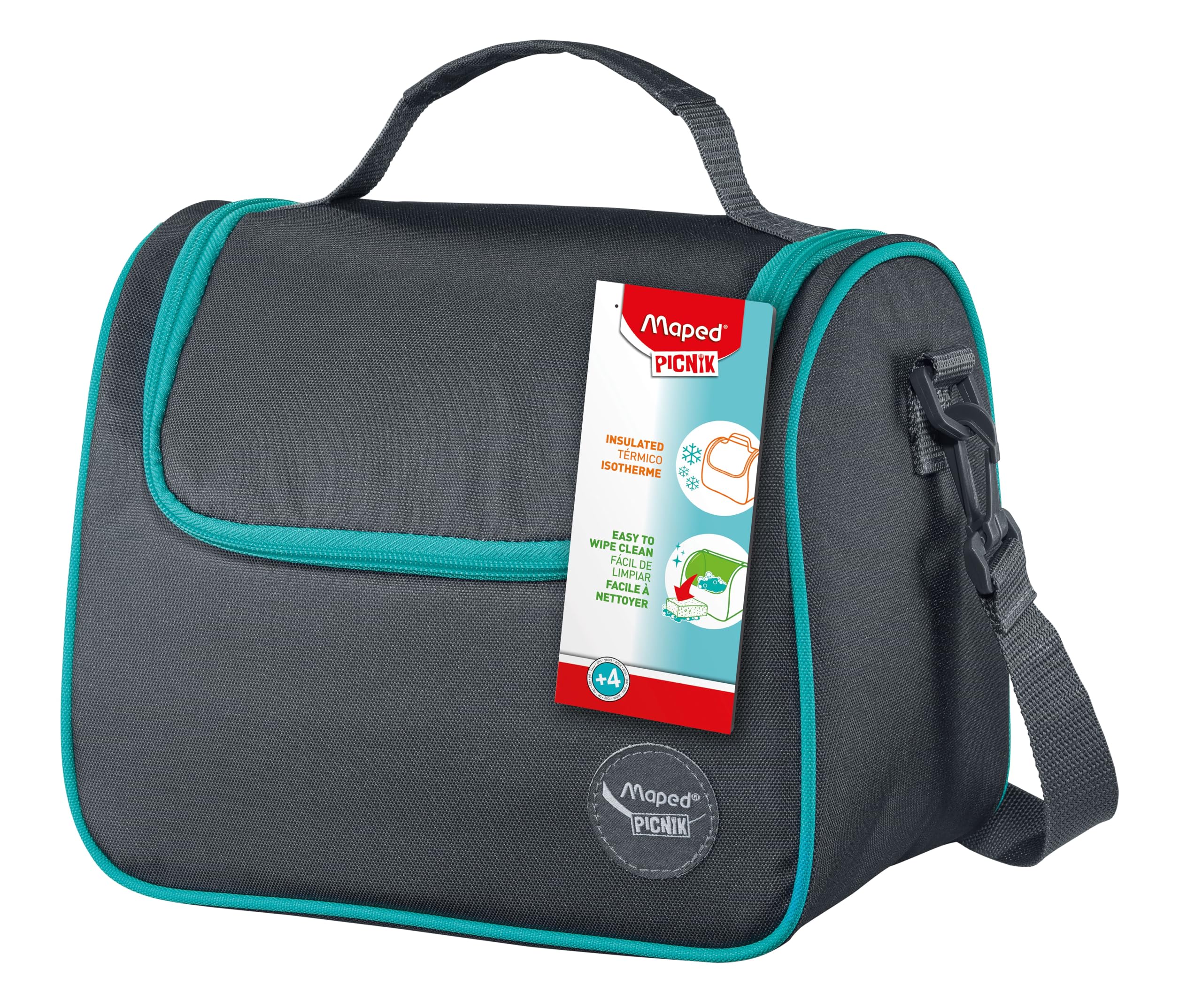 Maped Origins Sac A Dejeuner Avec Bandouliere Amovible Gris 872106